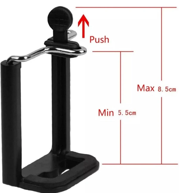  Mobile Holder for Tripod Stand Mount Adapter - Universal Phone Tripod Holder for Camera Stand - Compatible with Mobile Tripod Stand - 1 Piece