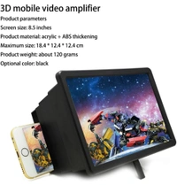3D Screen Magnifier Box & Screen Enlarged Expander Amplifier with Eyes Protection, Foldable Stand Screen Expander Support for All Smartphones