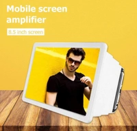 3D Screen Magnifier Box & Screen Enlarged Expander Amplifier with Eyes Protection, Foldable Stand Screen Expander Support for All Smartphones
