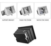 3D Screen Magnifier Box & Screen Enlarged Expander Amplifier with Eyes Protection, Foldable Stand Screen Expander Support for All Smartphones