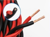 TWC Active Flexible Double Core Electrical Wire |Assorted, 1 Meter |PVC electrical insulated copper wire | Cable for Domestic & Industrial Connection purpose | Flame Resistant 