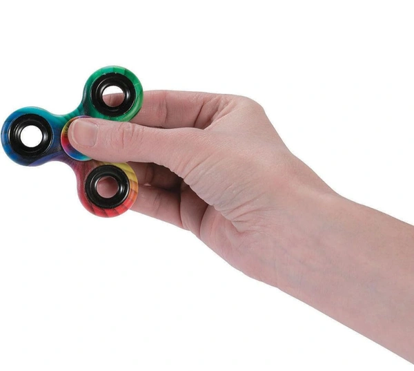 Hand Spinner Desk Toy - High Speed Smooth Finger Spin Sensory Fidget Stress Relief Game Play for Kids & Adults - Birthday Party Gift - Single Bearing -