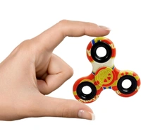Hand Spinner Desk Toy - High Speed Smooth Finger Spin Sensory Fidget Stress Relief Game Play for Kids & Adults - Birthday Party Gift - Single Bearing -