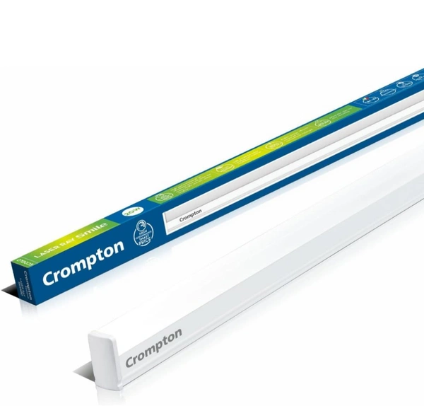 Crompton Laser Ray Smile 20W LED Batten |4 feet Slim Batten for Living Room & Bedroom | Energy Efficient Tubelight for Home | BIS Approved | Cool Day Light (6500K) (Pack of 1)
