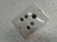 Vankon 6A 5 Pin Non Moduler Electrical Socket, White Colour, Polycorbonate Body, Heavy Duty, Suitable for Home & Office Use with Screws