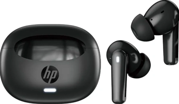 Hp HP H150 Wireless Earbuds, Compatible with Tablets, Smartphones, PCs, and Other Devices with Bluetooth,Noise-Reduction,Water Resistant Design,Black,0.036kg - Black