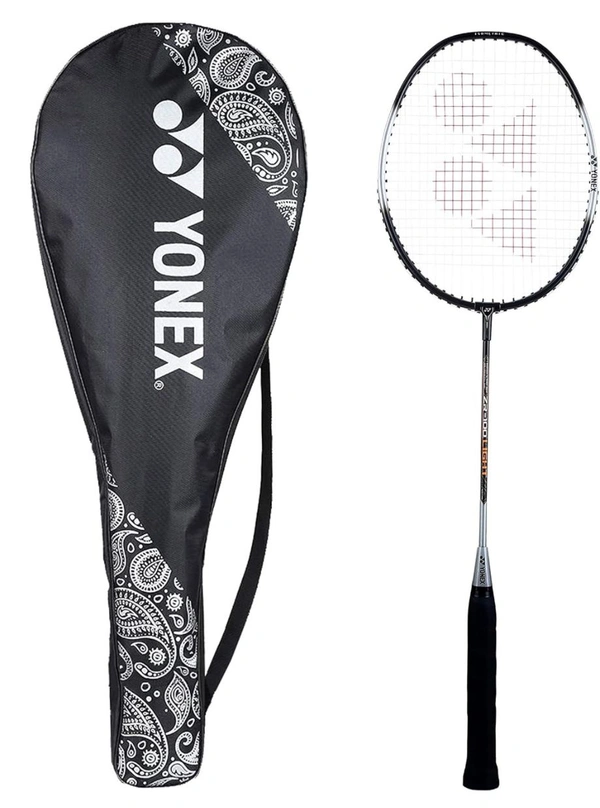 Yonex ZR 100 Light Aluminium Badminton Racquet with Full Cover | Made in India (Black,Pack of 1)
