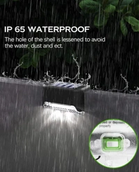 Accessories Roy Outdoor Solar Light Waterproof Balcony,Fence,Gate,Yard,Railing,Window Decor Light Garden lamp Home Stair Step Lights Balcony Led Solar Powered Lights