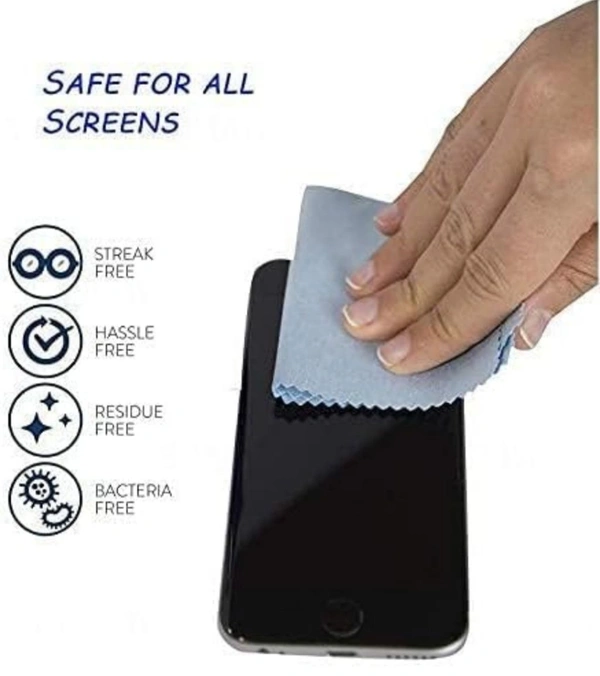 Accessories Roy  Selvet Cloth Microfiber Cleaning Cloths for Tablet, Smatphone Phone, Laptop, Camera, LCD Tv Screens and Any Other Delicate Surface [5inchX5inch] Pack Of 1