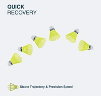 Accessories Roy   Accessories Roy Nylon Badminton Shuttlescocks | Stable Flight 