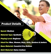 Accessories Roy  Vicky Bird Plus Badminton Shuttlecock Synthetic