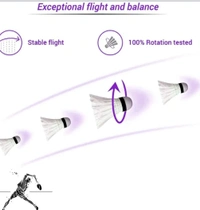 Accessories Roy Bowler Feather Shuttlecock Natural Pack 1