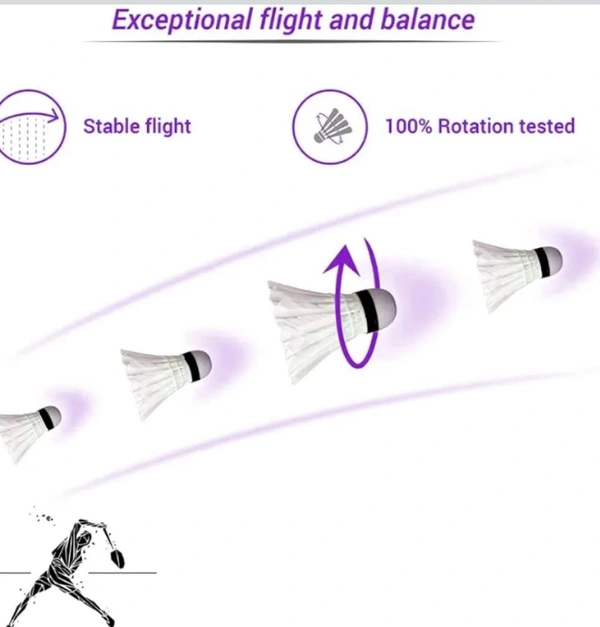 Accessories Roy Bowler Feather Shuttlecock Natural Pack 1