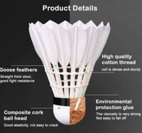 Accessories Roy Pack of (1 Piece Shuttlecock) Professional Feather Shuttle for Both Beginners & Professionals (1 Piece Shuttlecock)