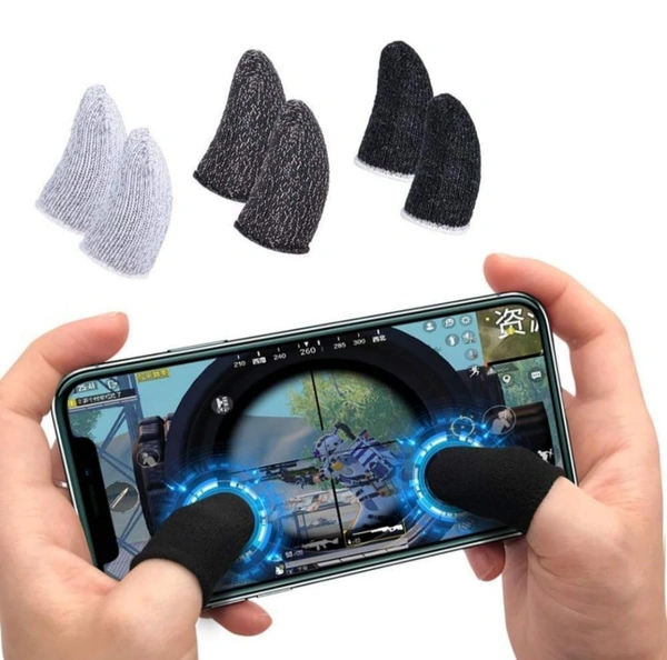 Accessories Roy Thumb & Finger Sleeve for Mobile Game with Super Conductive Fiber Fabric, Anti-Sweat & Breathable for PUBG, Garena Free Fire, Rules of Survival, Knives Out