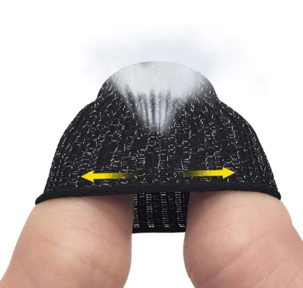 Accessories Roy Thumb & Finger Sleeve for Mobile Game with Super Conductive Fiber Fabric, Anti-Sweat & Breathable for PUBG, Garena Free Fire, Rules of Survival, Knives Out