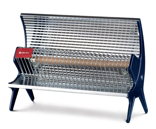 Accessories Roy Flashy Radiant Room Heater For Home | Stainless Steel Heat Reflector | Nickel Chrome Mesh | Adjustable Thermostat | 2000 W Ceramic Heater For Winter