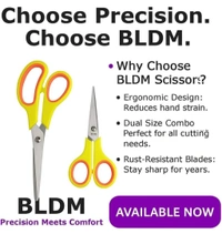 Accessories Roy all Purpose Golden Scissors, Gold Kitchen Shears or Ribbon Cutting - Household Stainless Steel Golden Scissors - Multi-Purpose Stainless Steel Sharp Blades (Mixed Combo)