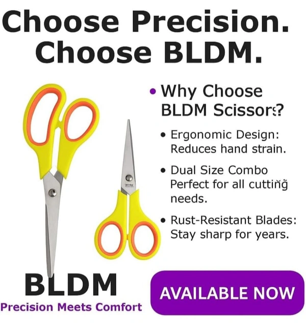 Accessories Roy all Purpose Golden Scissors, Gold Kitchen Shears or Ribbon Cutting - Household Stainless Steel Golden Scissors - Multi-Purpose Stainless Steel Sharp Blades (Mixed Combo)