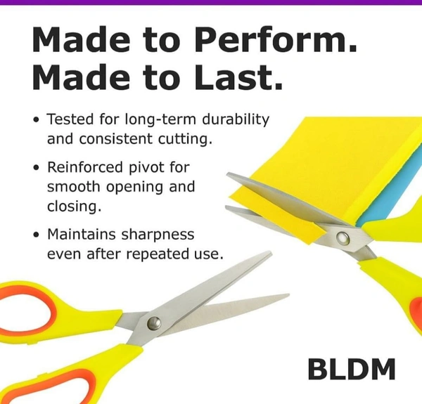 Accessories Roy all Purpose Golden Scissors, Gold Kitchen Shears or Ribbon Cutting - Household Stainless Steel Golden Scissors - Multi-Purpose Stainless Steel Sharp Blades (Mixed Combo)