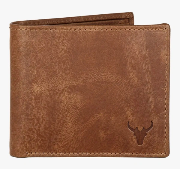 Accessories Roy Original Leather Wallet for Men I Handcrafted I Credit/Debit Card Slots I 2 Currency Compartments I 2 Secret Compartments (Tan Crunch)