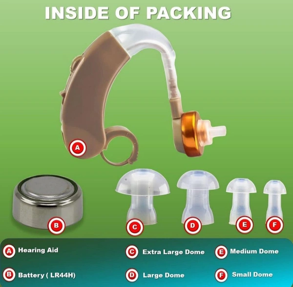 Accessories Roy Behind-The-Ear (Bte) Hearing Aid Machine For Adults & Unisex | Suitable For Mild To Moderate Hearing Loss