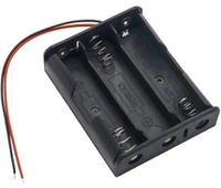 Accessories Roy 18650 Battery Holder For Cell Lithium Battery Holder Box 3.7v 18650 Battery holder 3-Slot - Wire Leads