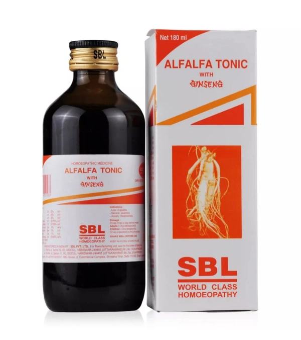 Sbl SBL Alfalfa Tonic with Ginsengis a homoeopathic 180ML