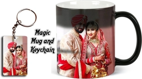 Off Magic OFF Magic Photo and Text Ceramic / Cup For Birthday , Anniversary, Gift Magic Ceramic Coffee + KEYCHAIN Ceramic Co - cash on delivery