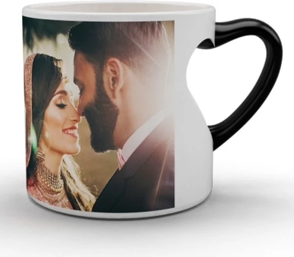 K1 Gifts k1gifts inner cut heart magic mug Ceramic Coffee Mug Made of: CeramicType: Coffee MugMicrowave - 300ml, cash on delivery available