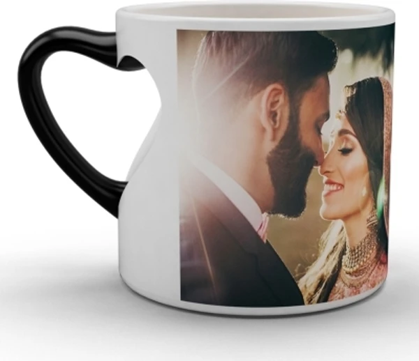 K1 Gifts k1gifts inner cut heart magic mug Ceramic Coffee Mug Made of: CeramicType: Coffee MugMicrowave - 300ml, cash on delivery available