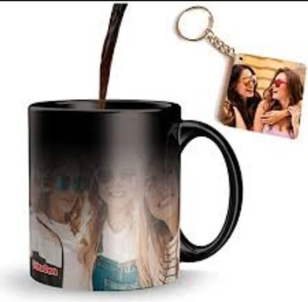 Grow More Gift Magic Mug With Key Ring Grow More