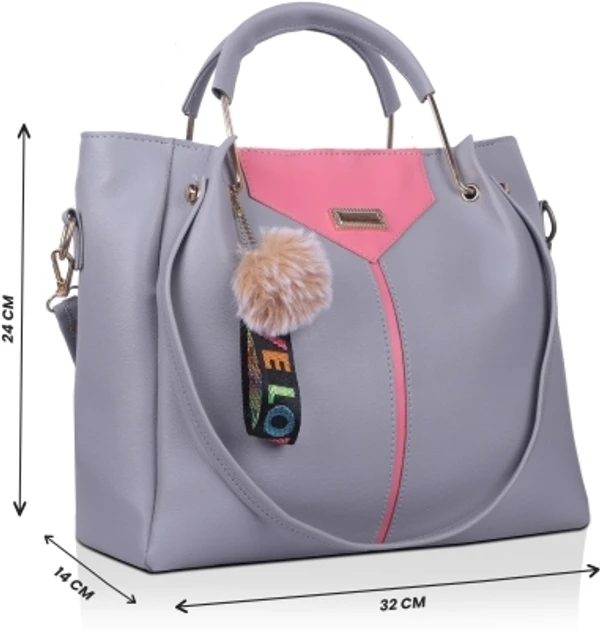 Shezelle Women Grey Hand-held Bag