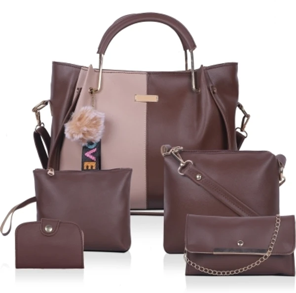 Shezelle Women Brown Hand-held Bag