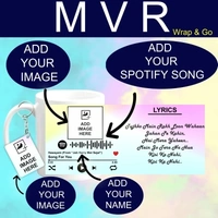 MVR Spotify Song Scannable and Spotify Keychain Personalized Music Coffee & Keychain Perfect Gift for Friends