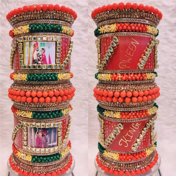 Anchal Name And Photo Bangles - 2 6