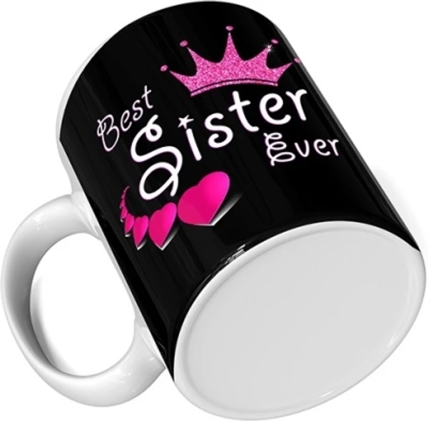 Ridhi Sidhi Design "Brother Sister" Ceramic Coffee, Gift For Sister Brother, Rakhi , Raksha Bandha, Birthday Gift, Tea Cup ( 325 ml Each, Set Of 2 ) RSD00457 Ceramic Coffee MugColor: Multicolor, WhiteMade of: CeramicType: Coffee Mug - online payment