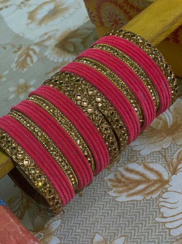 Anchal Beautiful Party Wear Bangles - 2.4 to 2.8, multiple colors