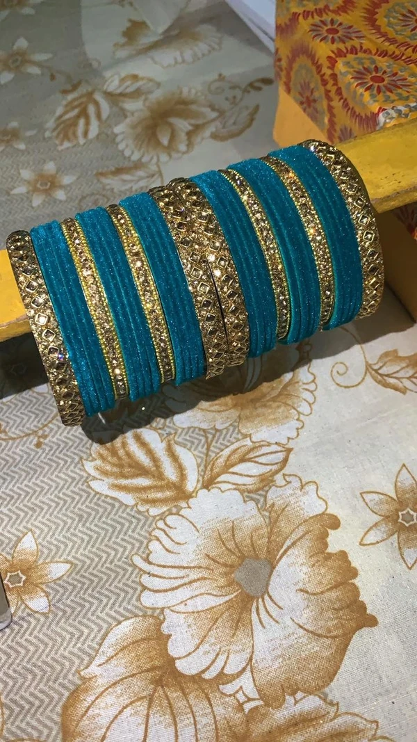 Anchal Beautiful Party Wear Bangles - 2.4 to 2.8, multiple colors