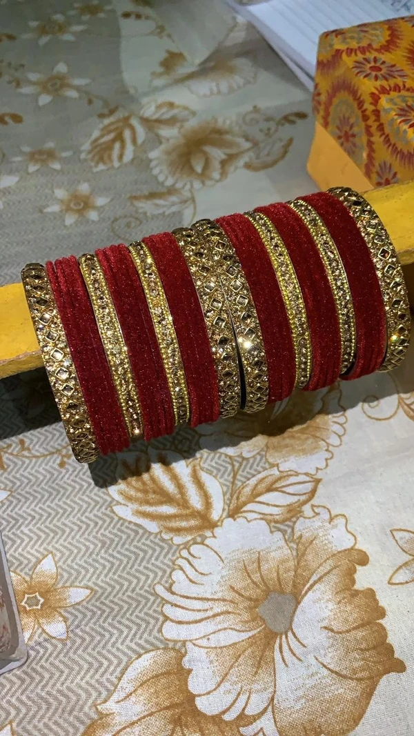 Anchal Beautiful Party Wear Bangles - 2.4 to 2.8, multiple colors