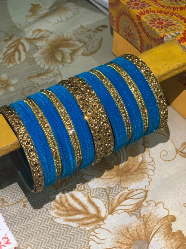 Anchal Beautiful Party Wear Bangles - 2.4 to 2.8, multiple colors