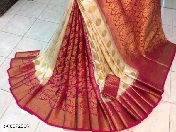 Chitrarekha Sensational Sarees - Cream Pink