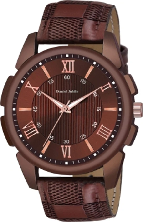 Daniel Jubile Boys watch and Men watches Hand watch men Sports gents stylish Leather Belt gift Analog Watch  - For MenStrap Color: Black, Blue, Blue, Black, Brown, Brown, BlackWatch Movement: QuartzDisplay Type: AnalogStrap: Brown10 Days return Policy, No questions asked.