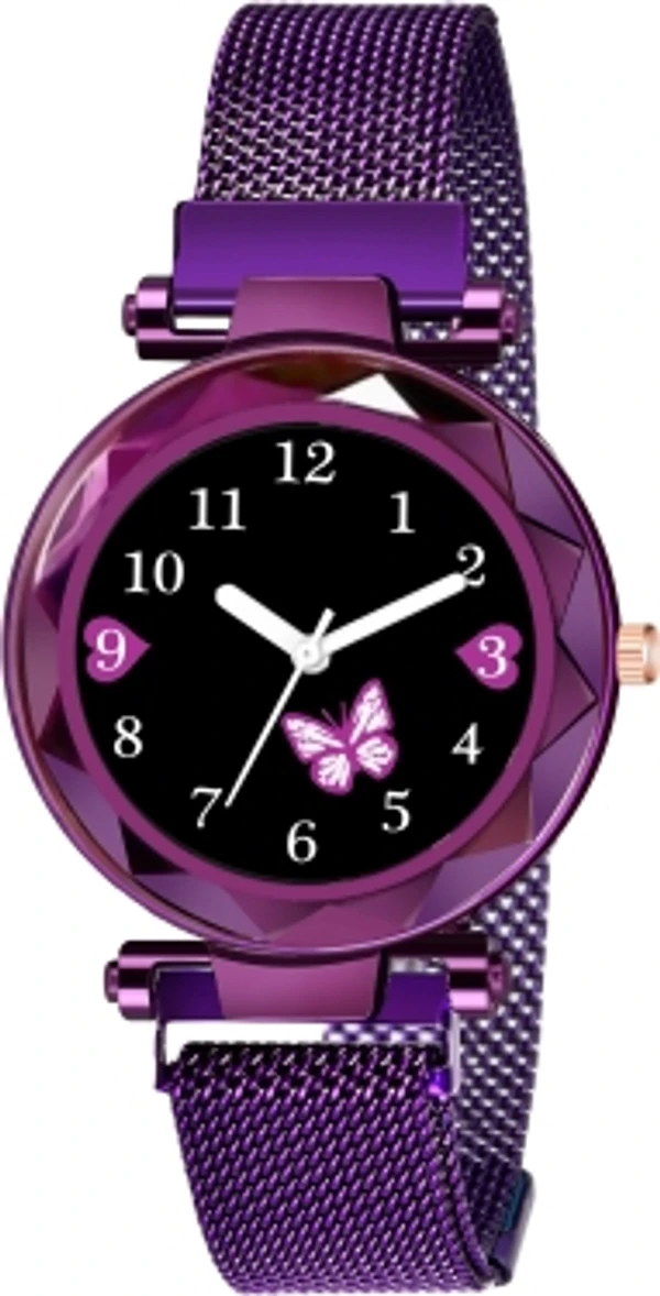 Dotline Analog Watch  - For GirlsStrap Color: Blue, Purple, Red, blackDisplay Type: AnalogStrap: Purple10 Days return Policy, No questions asked.