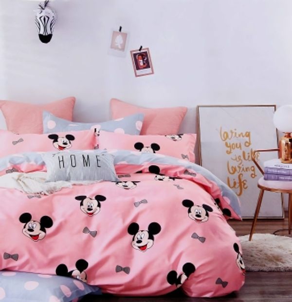 240 TC Cotton Double Cartoon BedsheetColor: Blue, Light PinkSize: Double, SingleSales Package :1 Double Bedsheet with 2 Pillow CoversNumber of Bedsheets :1Color :Light PinkType :FlatSize :QueenCharacter :Soft bedsheet set with 2 Pillow coversMaterial :Cotton7 Days Return Policy, No questions asked.