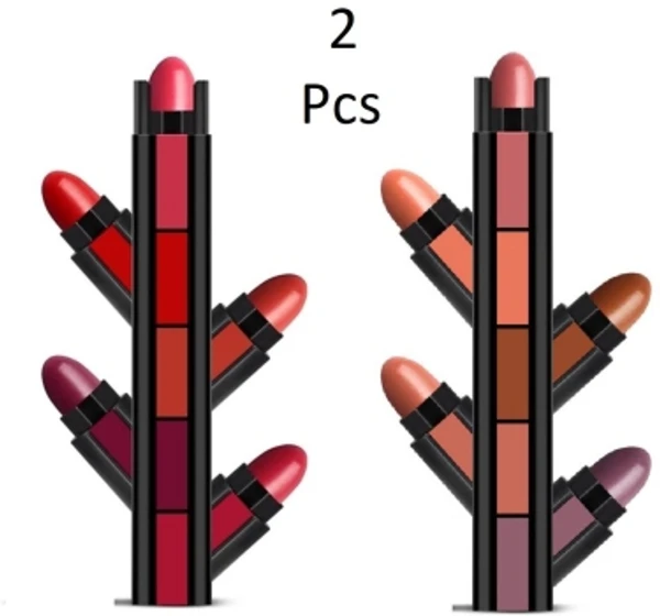 Rez May Fab Beauty 5 in 1 Forever Creamy Matte Lipstick, The Red & Nude Pack of 2Shade: The Fab Nude Edition, The Fab Red Edition, The Fab Red and Nude EditionForm :CreamProfessional Care :YesSkin Type :All Skin TypesFinish :MatteColor :MulticolorNo Returns Applicable, No questions asked.