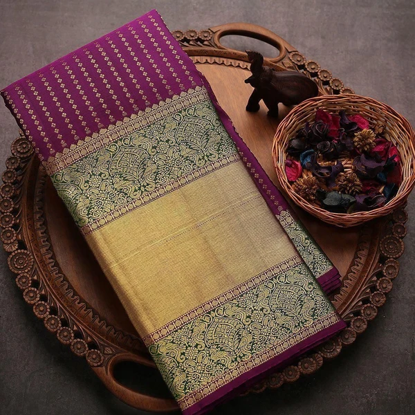 *FABRIC : SOFT LICHI SILK CLOTH.**DESIGN : BEAUTIFUL RICH PALLU & JACQUARD WORK ON ALL OVER THE SAREE.**BLOUSE : EXCLUSIVE JACQUARD BORDER.*   😍 *PRICE ONLY  :  849+$/-* 😍 ➡️ *100% BEST QUALITY* ⬅️👌 *Once Give Opportunity , Coustomer Satisfaction Is Our Goal*