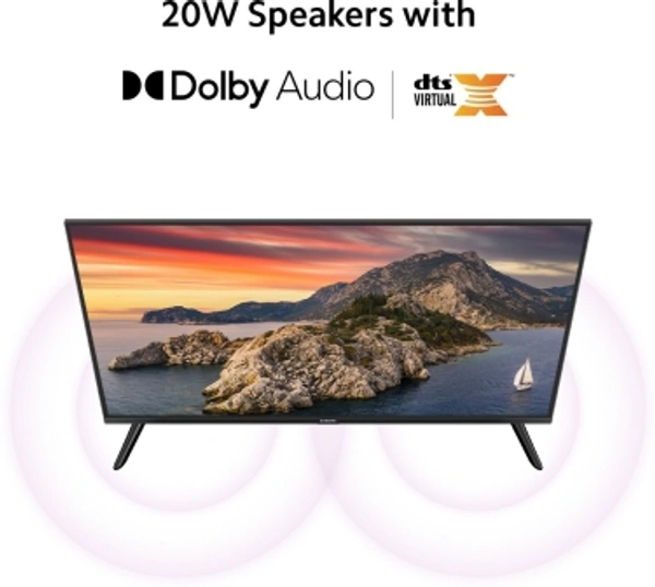 Mi 5A 80 cm (32 inch) HD Ready LED Smart Android TV with Dolby Audio (2022 Model)Display Size: 32, 40, 43Launch Year: 2019, 2022Supported Apps:  Netflix|Prime Video|Disney+Hotstar|YoutubeOperating System: Android (Google Assistant & Chromecast in-built)Resolution: HD Ready 1366 x 768 PixelsSound Output: 20 WRefresh Rate: 60 Hz10 Days Replacement Policy, No questions asked. - 32 inch