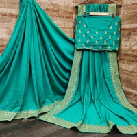 *🤩New Arrivals Supar Hit Desinar sarees🤩**New Traditional c pallu Nakoda *Fabric Details - Vichitra Silk Saree**Work:- Embroidery Jari Threads Work Saree With Stone Work**Blouse:- Vichitra Silk With Embroidery Work Blouse With Stone Work* *(Ton To Ton)* Colours : 8 Trendy Colour*Cut - 6.30Premium Quality 😍Book Your Orders 📦*Get Advance Level Of Service* - 1