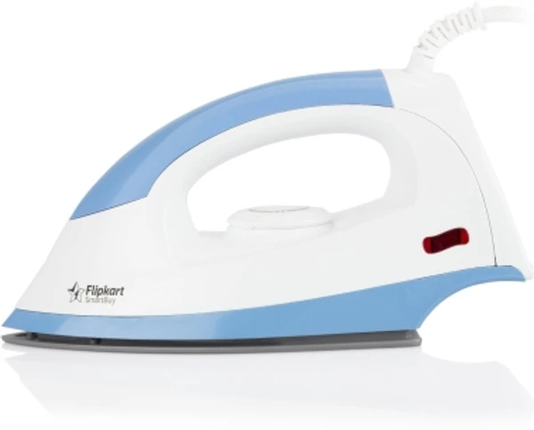Flipkart SmartBuy 1000 W Dry IronColor: Blue, White, Grey, WhiteDry IronNon Stick Coated PlateConsumes 1000 W7 Days Replacement Policy, No questions asked